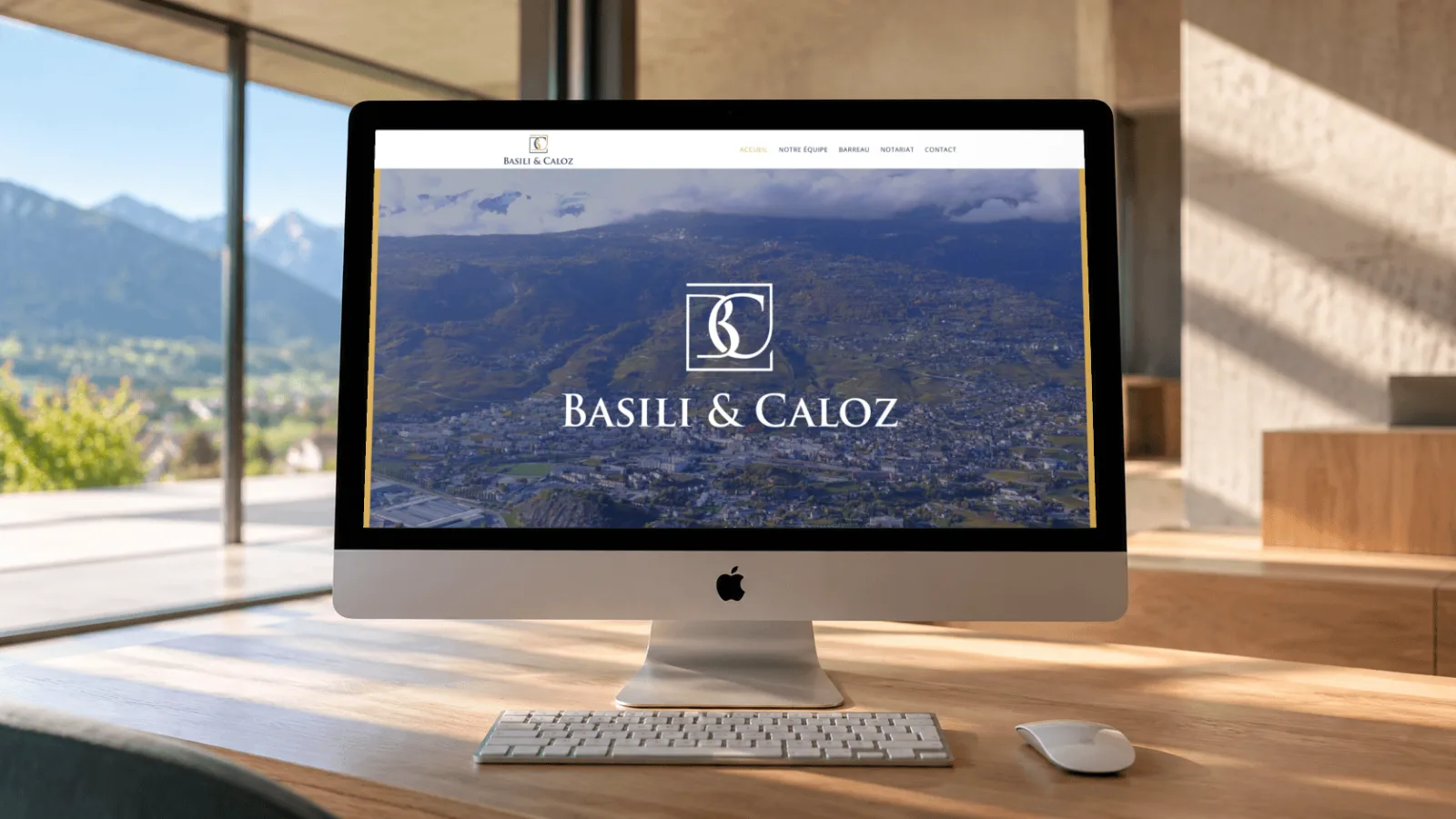 Basili & Caloz – Site internet