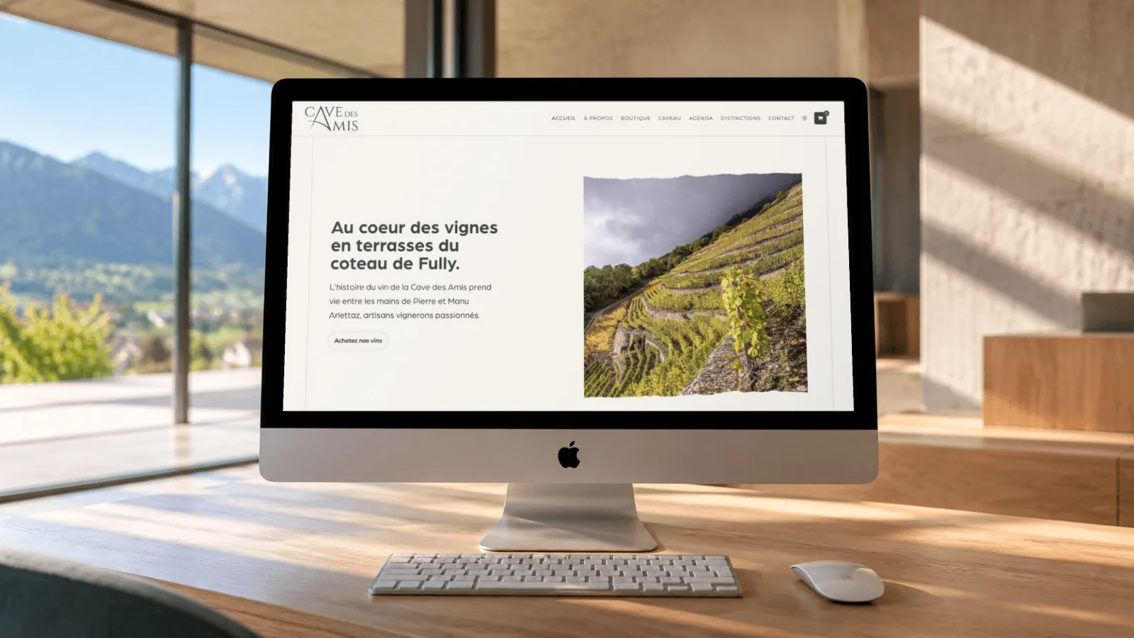 Cave des Amis – Site internet • E-commerce