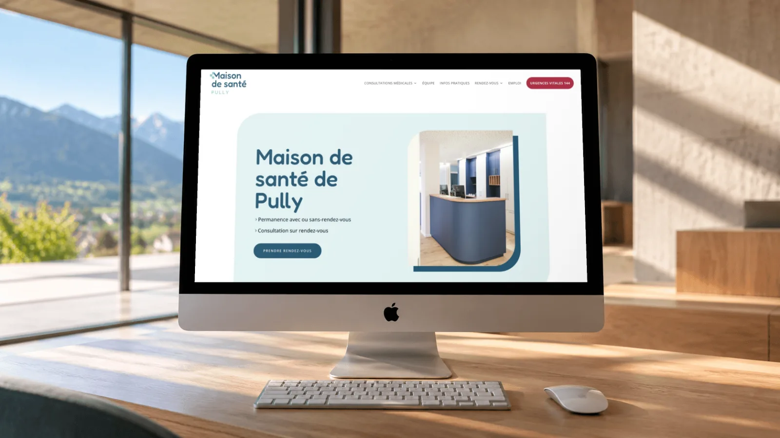 Maison de santé de Pully – Site internet