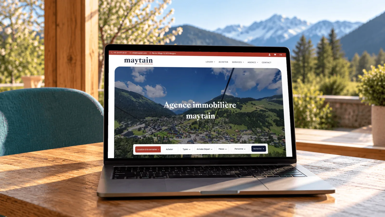 Maytain Agence immobilière – UX/UI design