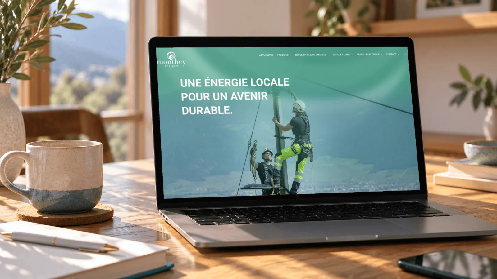 Monthey Énergies – Développement web