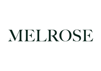 Logo melrose – client de Gladys Studio