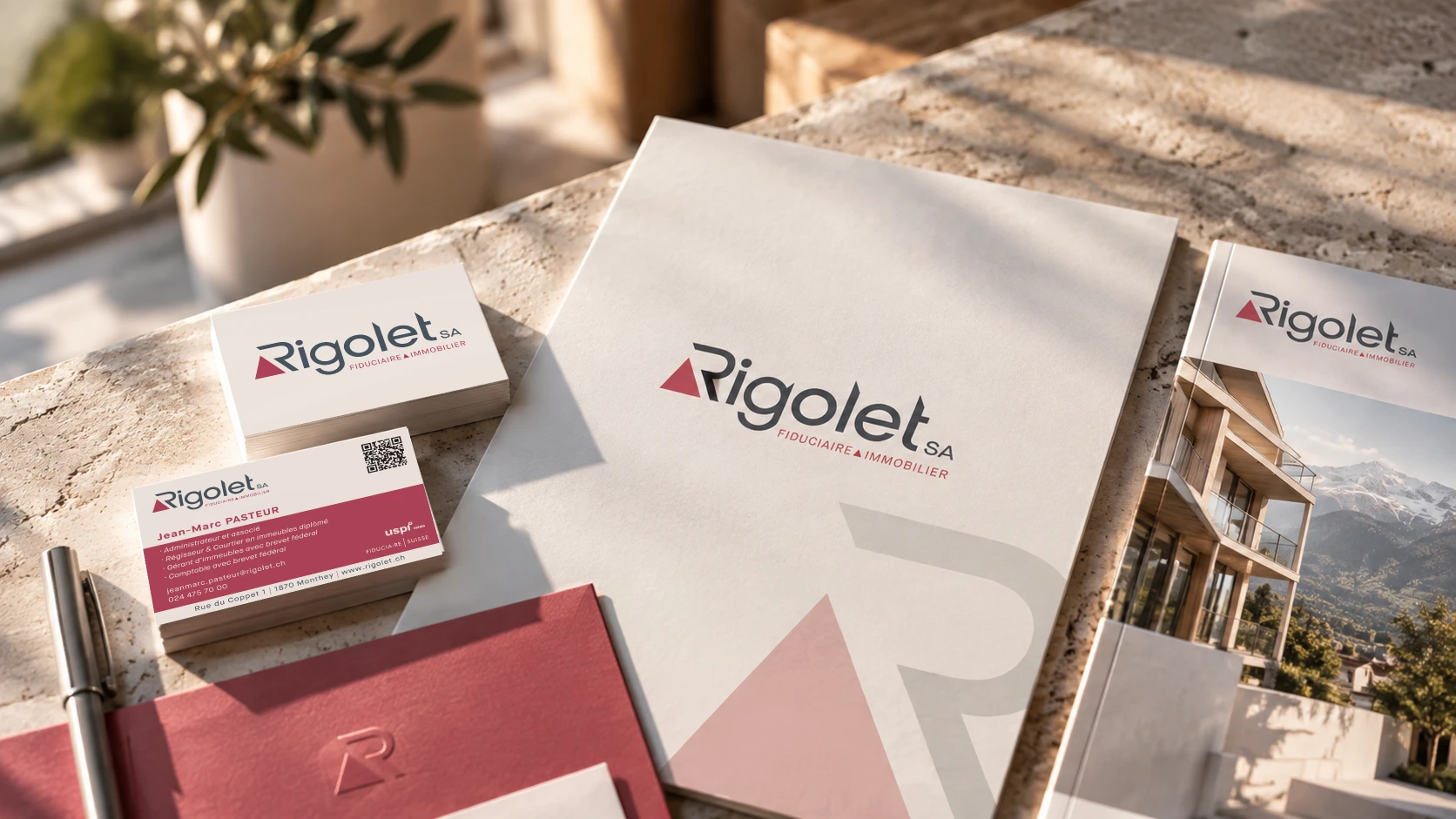 Rigolet identite visuelle graphisme valais – Gladys Studio