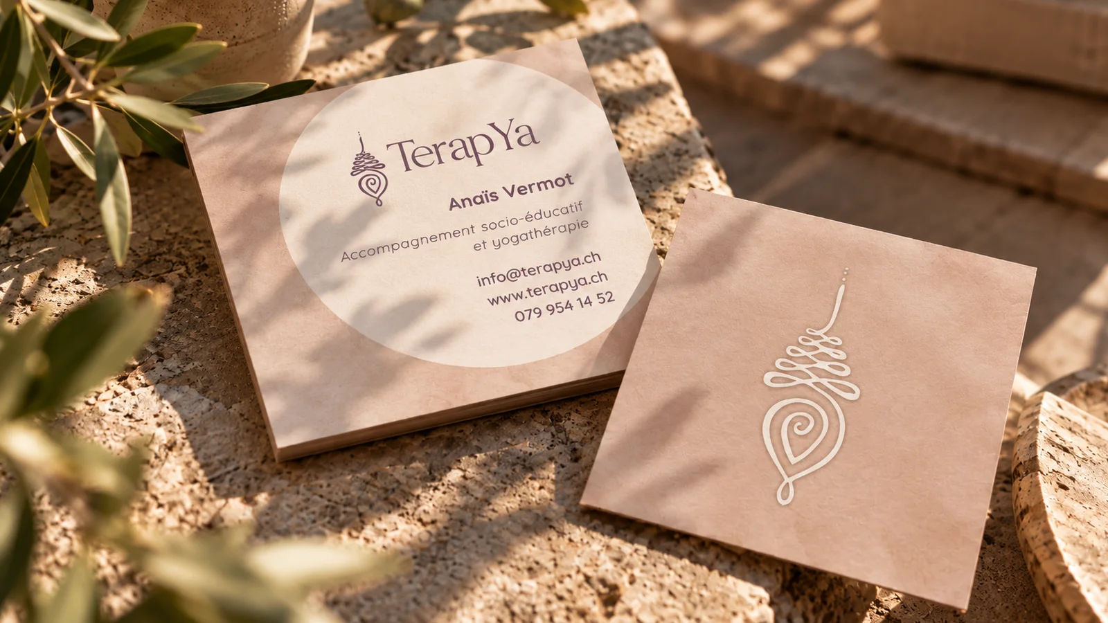 TerapYa – Identité visuelle • Cartes de visite